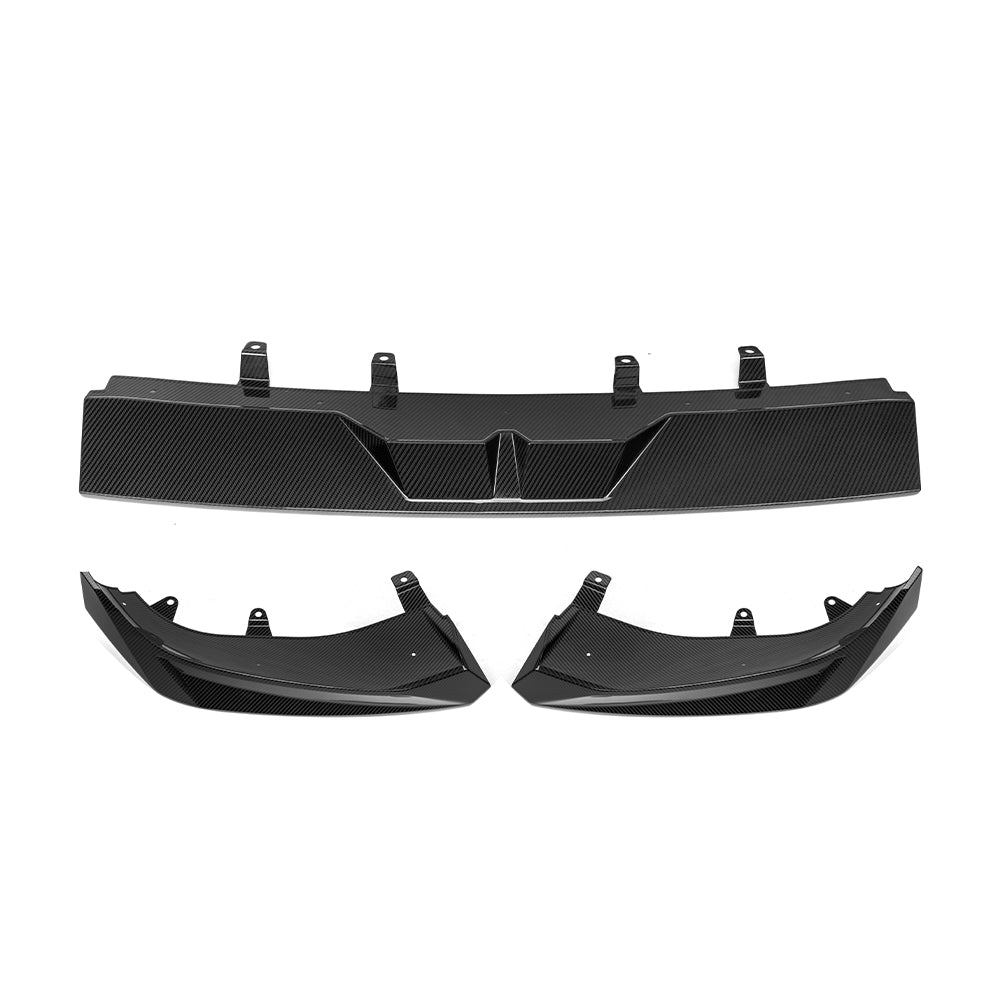SOOQOO BMW X7 G07 LCI Front Lip In Gloss Carbon