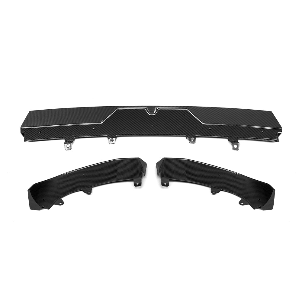 SOOQOO BMW X7 G07 LCI Front Lip In Gloss Carbon