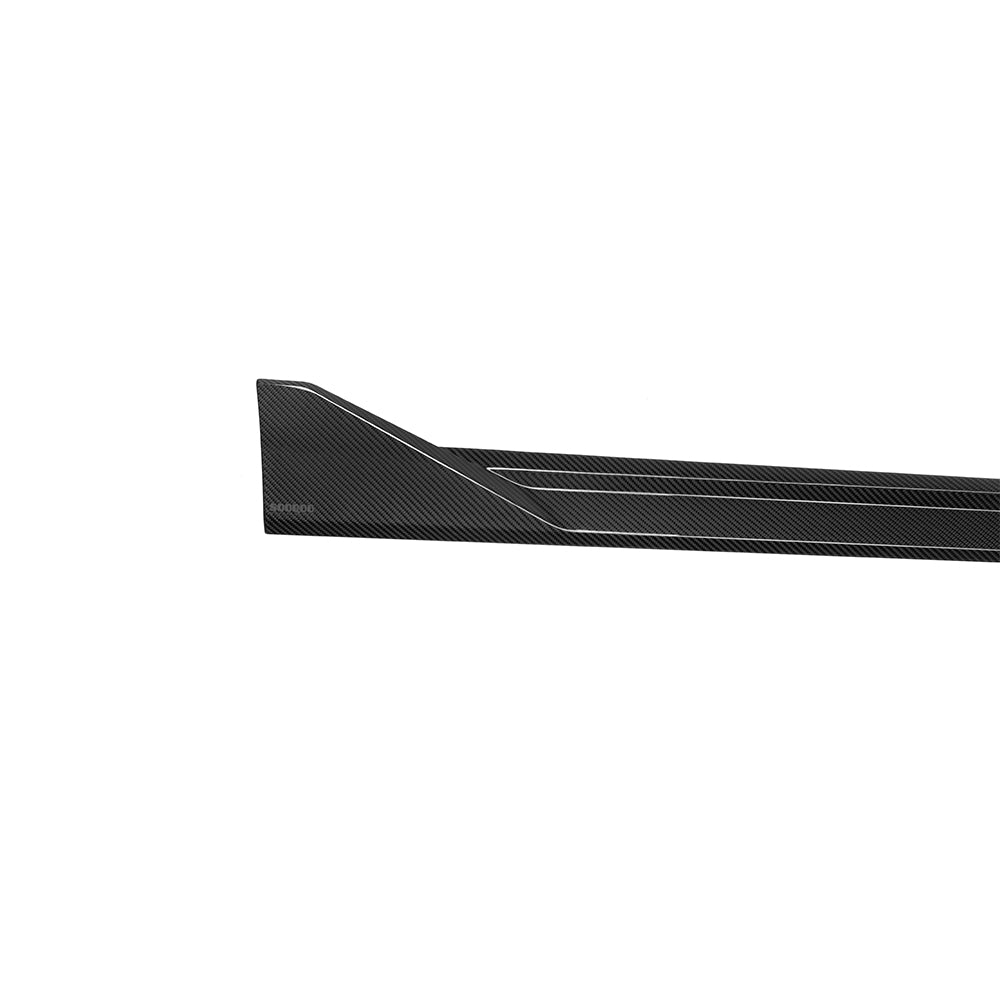 SOOQOO BMW X7 G07 Side Skirt In Gloss Carbon