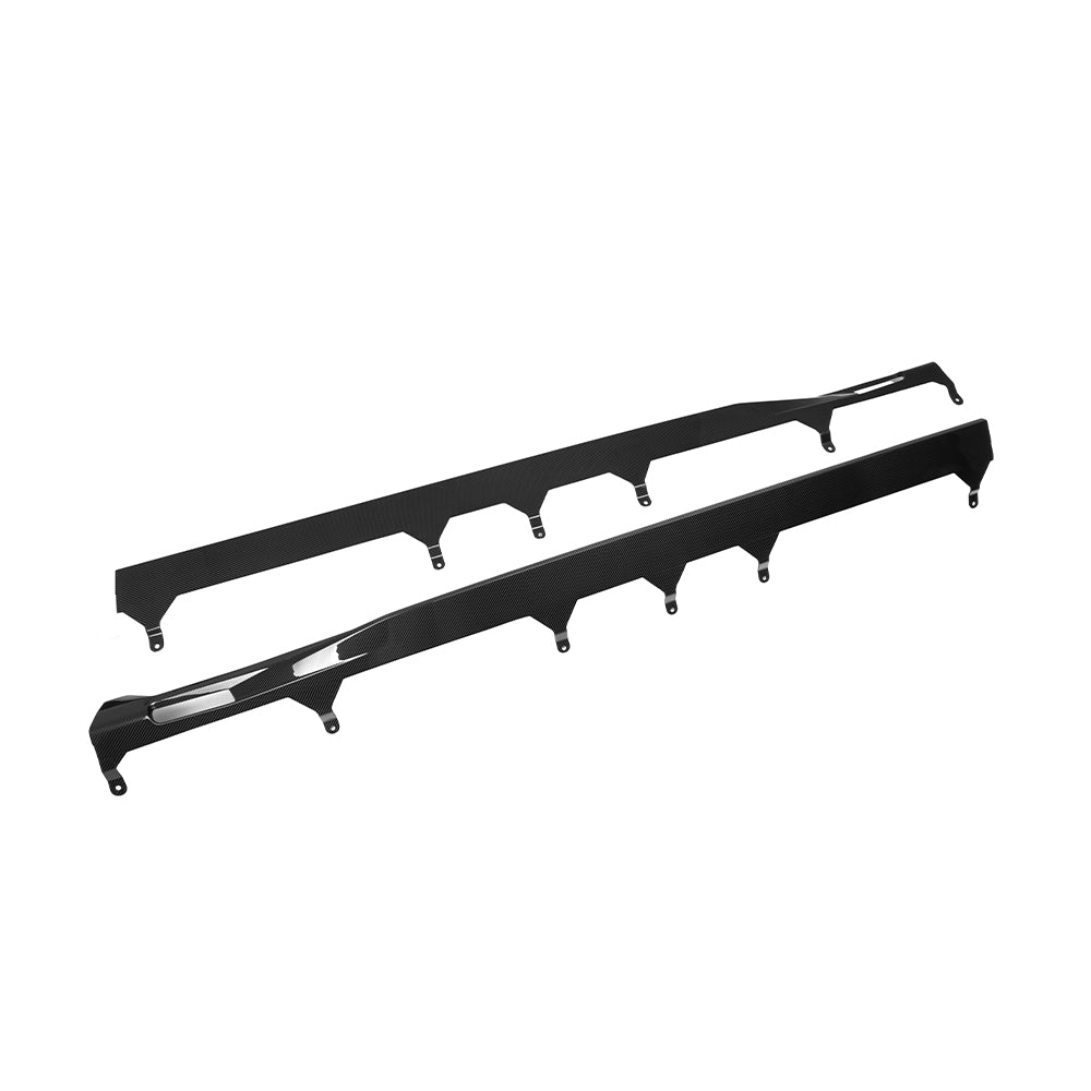 SOOQOO BMW X7 G07 Side Skirt In Gloss Carbon