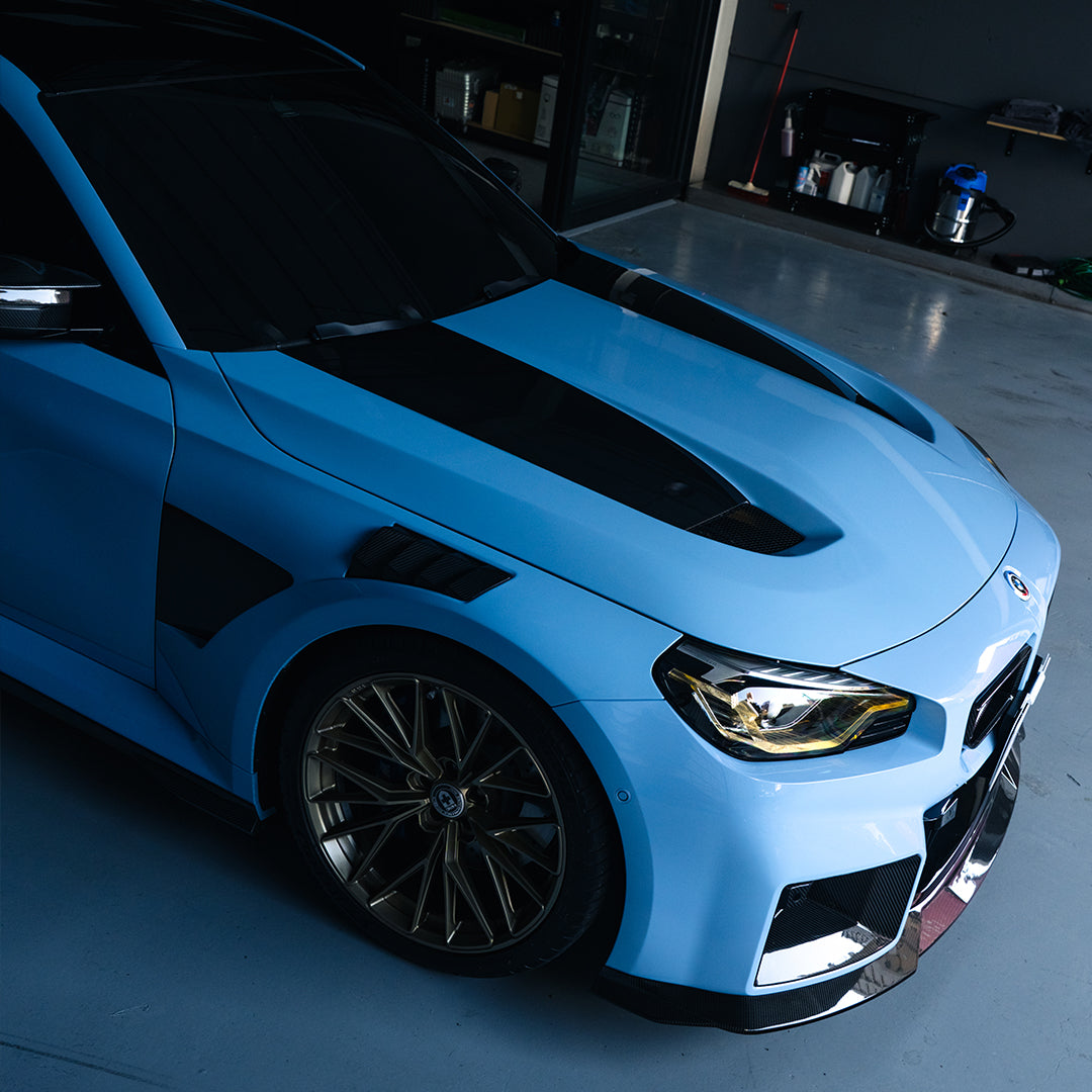 SOOQOO BMW M2 G87 Side Fenders In White Primer Finish