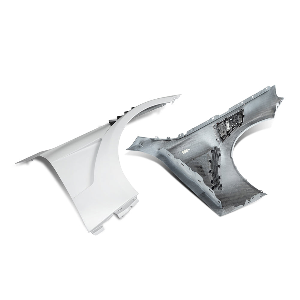SOOQOO BMW M2 G87 Side Fenders In White Primer Finish