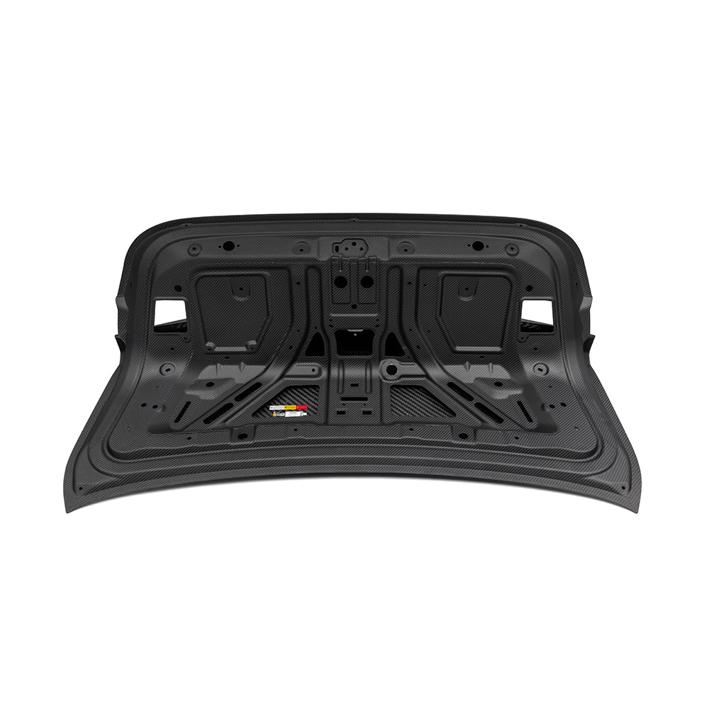 SOOQOO BMW M3 G80 Rear Trunk Lid In Gloss Carbon