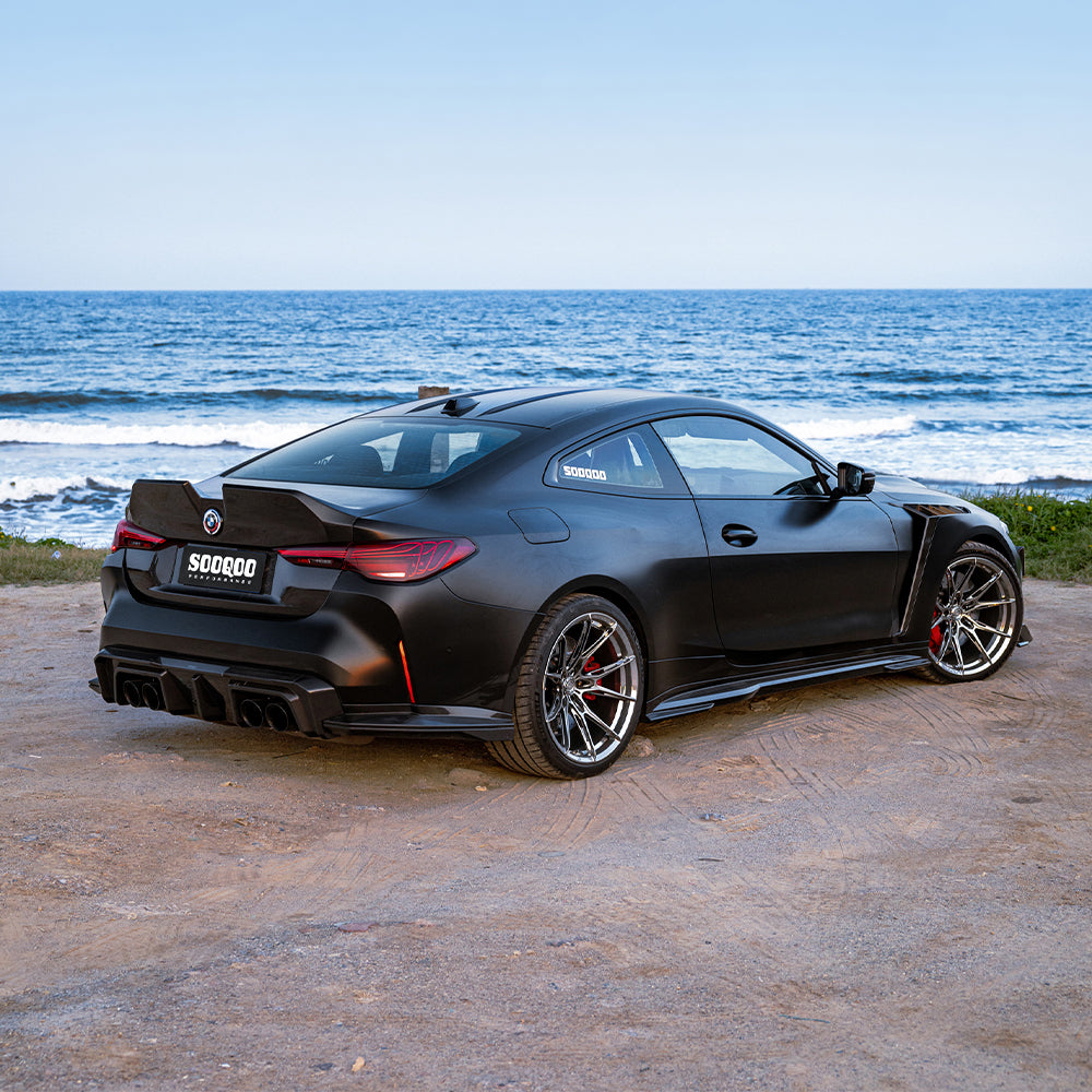 SOOQOO BMW M4 G82 Rear Trunk Lid In Prepreg Carbon Fiber