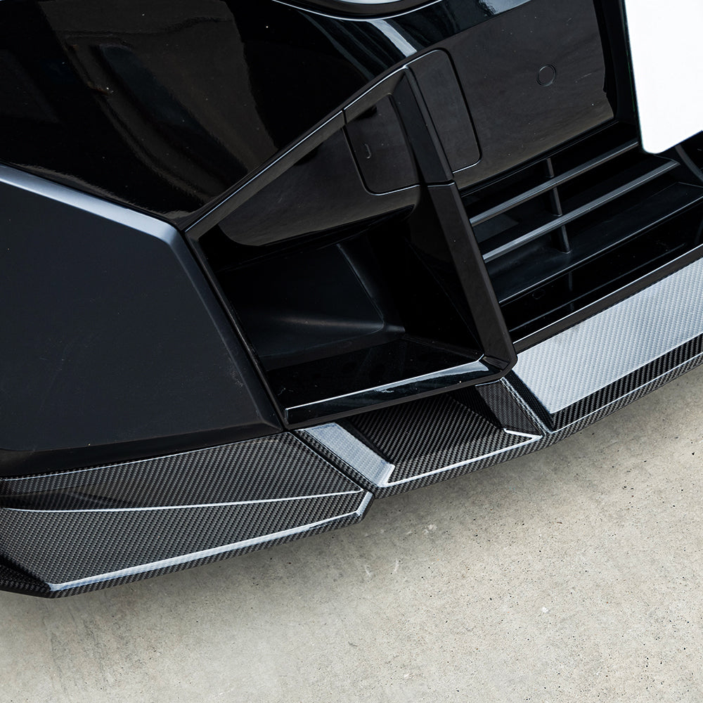 SOOQOO BMW XM G09 Front Lip In Prepreg Carbon Fiber