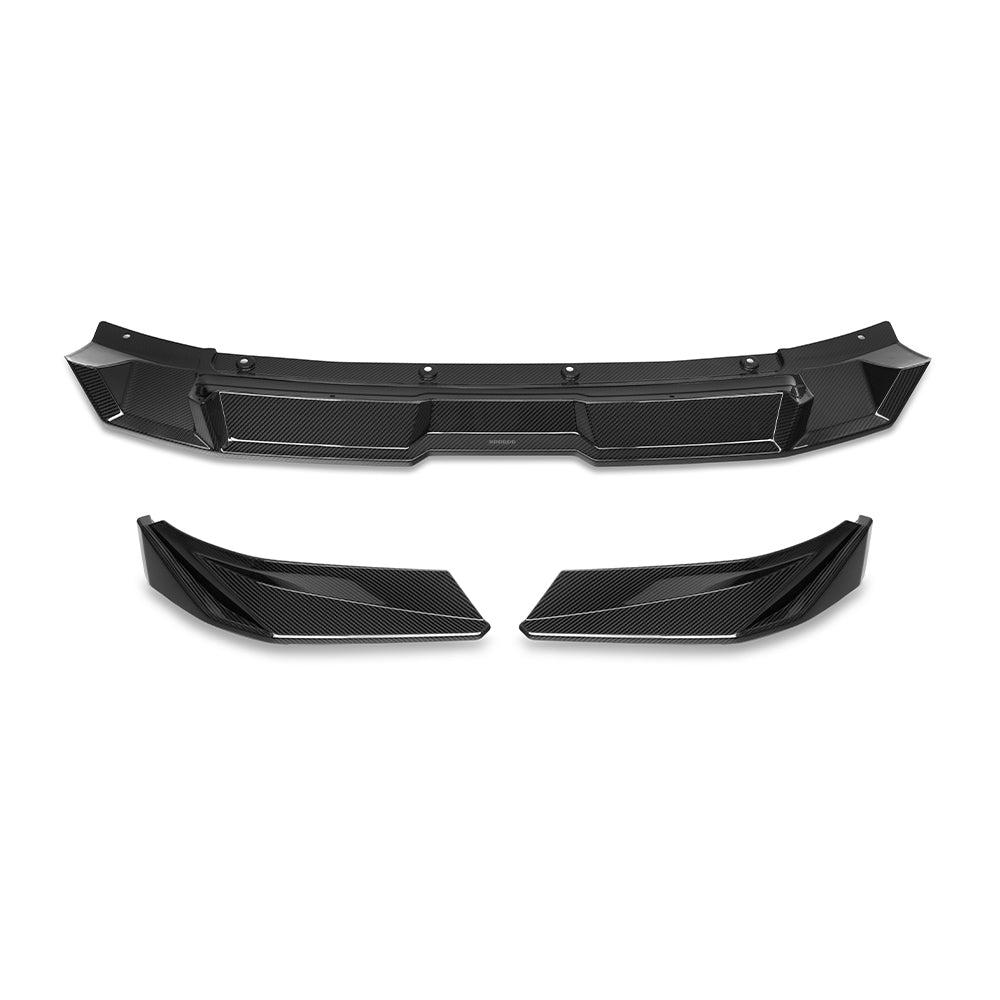 SOOQOO BMW XM G09 Front Lip In Prepreg Carbon Fiber